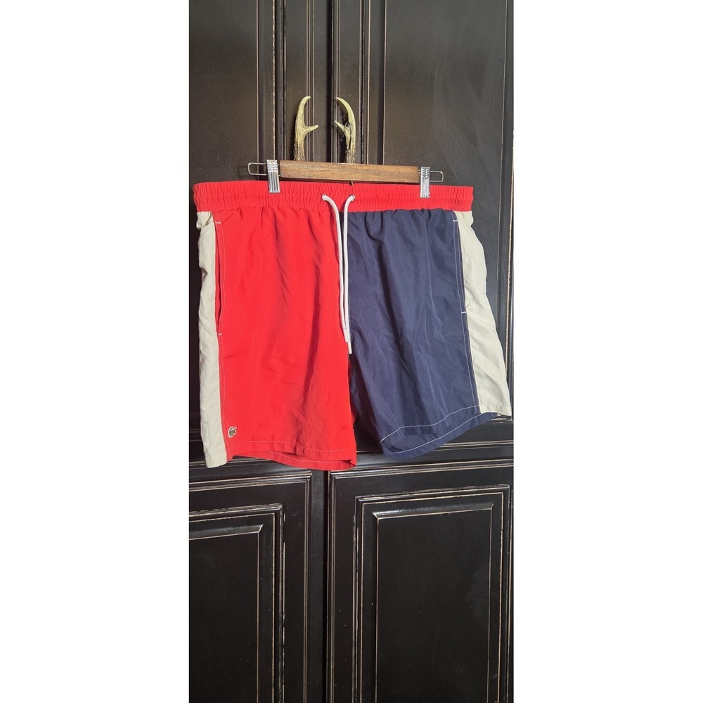 Vintage, Y2K, Lacoste Swim Trunks Xl, Summer, Beach, Vacation, Preppy